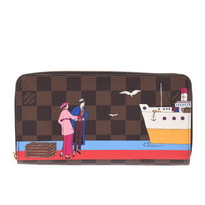 Louis Vuitton Zippy Wallet Atlantic Cruise Brown Damier Canvas Long